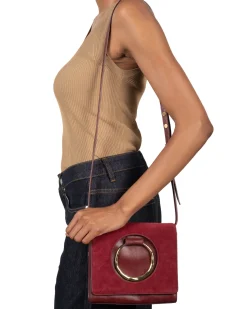 The Hunter Convertible Crossbody Bag- Burgundy