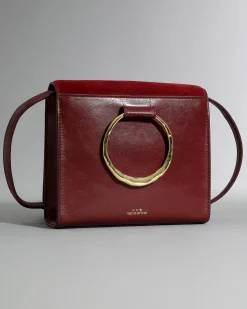 The Hunter Convertible Crossbody Bag- Burgundy