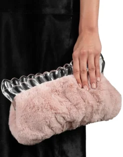 The Pouf Clutch- Dusty Pink