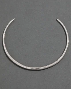 Thin Collar Necklace - Silver