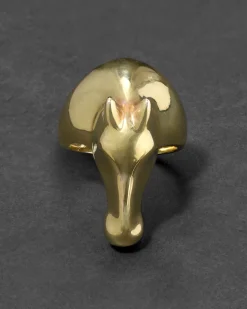 Vintage 1980s 14k Gold Custom Design Horse Ring