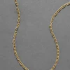 Vintage 1980s 14k Gold Handmade Italian Link Chain Necklace
