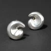 Vintage 1980s Sterling Silver Apostrophe Earring